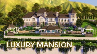 Luxury Mansion for Celebrity  House Building Stop Motion  The Sims 4  No CC [upl. by Amer]