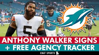 BREAKING Dolphins Signing LB Anthony Walker  Day 1 NFL Free Agency Tracker Ft Christian Wilkins [upl. by Baelbeer]