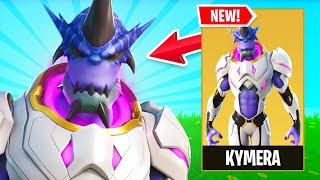 NEW KYMERA Skin Gameplay in FORTNITE Custom Alien Skin [upl. by Maurey]