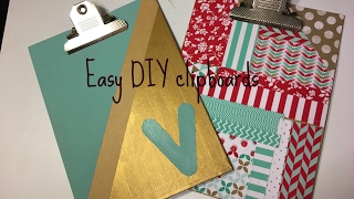 Easy DIY clipboard decor Victorias Shop [upl. by Ipoillak]