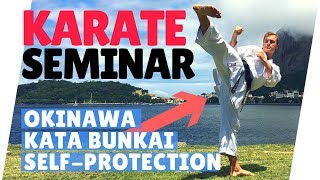 FIGHTING KARATE SEMINAR  Okinawa Kata Bunkai — Jesse Enkamp [upl. by Land57]