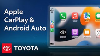 How To Apple CarPlay and Android Auto on Toyotas New Audio Multimedia System  Toyota [upl. by Alys]