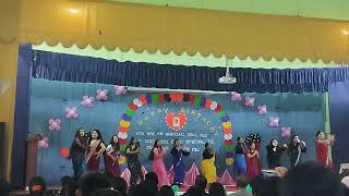 Radha dance by students of sfs college aalo  radha teri chunri ho students of year [upl. by Jackie]