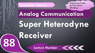 Super Heterodyne Receiver Basics Working Block Diagram Image Frequency Pros amp Cons Explained [upl. by Aiet]