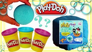 Play Doh amp PINIO MAGIC • Kula musująca do kąpieli [upl. by Atiuqihs]