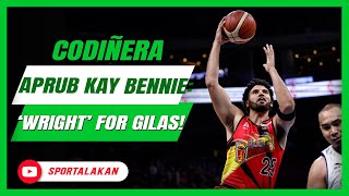 Codiñera aprub kay Bennie ‘Wright’ for Gilas  SPORTALAKAN QUICKIE [upl. by Aicined920]