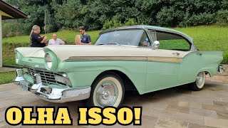 1957 FORD FAIRLANE 500  SENTA QUE LÁ VEM HISTÓRIA [upl. by Ennire]