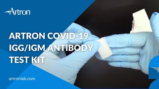 Covid 19 IgGIgM Antibody test kit  Artron Laboratories [upl. by Sielen]