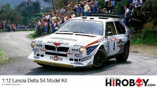 112 Scale Lancia Delta S4 Model Kit Preview [upl. by Weirick]