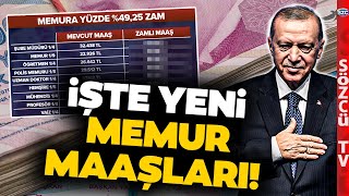 Meslek Meslek Memur Zammı Tablosu En Düşük Memur Maaşı Ne Kadar Oldu [upl. by Juley27]