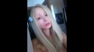 Valeria Lukyanova no makeup doll barbie blonde [upl. by Salena]