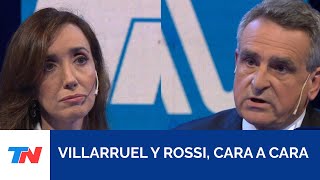 Tremendo cruce entre Victoria Villarruel y Agustín Rossi en el quotDebate en A2Vquot [upl. by Rairb]