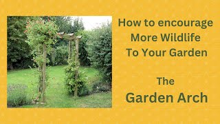 How to encourage more wildlife to your garden using a simple garden arch [upl. by Amikahs]