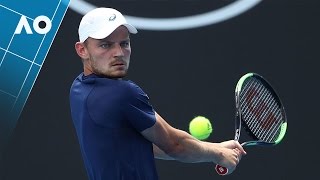 Opelka v Goffin match highlights 1R  Australian Open 2017 [upl. by Aunson]