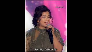 Pyar Kiya To Darna Kya  Shreya Ghoshal tribute to legend Lata Mangeshkar ji A Umang 2022 [upl. by Kopp]