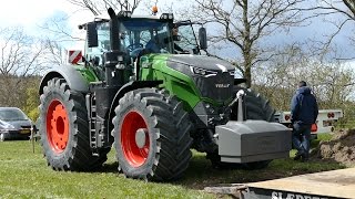 Fendt 1050 Vario Testing The Sledge at Gl Estrup  Tractor Pulling Denmark [upl. by Shara]