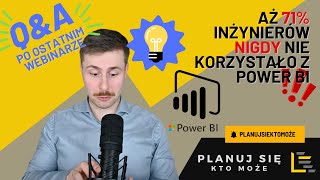 Power BI dla inżyniera budowy🏗️  QampA po webinarze 🤔 [upl. by Nike]