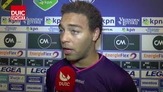 Cyriel Dessers na afloop van NAC Breda  FC Utrecht [upl. by Ardnuaed]