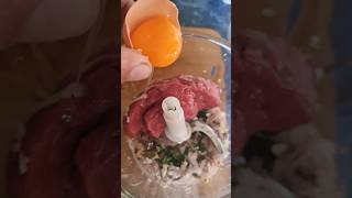 1 minute steak tartare recipe [upl. by Tillo]