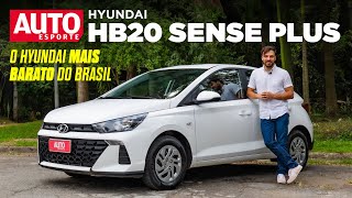 Hyundai HB20 Sense Plus o que tem e não tem o CARRO MAIS BARATO da marca [upl. by Alih]