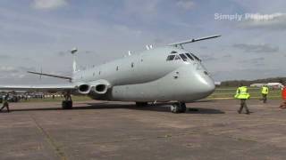 HD Video  Hawker Siddeley Nimrod MR2 XV226 delivery at Bruntingthorpe Airfield [upl. by Arres968]