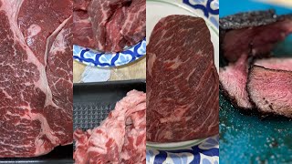 Chuck Roast Trim and Steak Cook [upl. by Mose955]