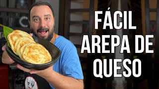 ¿Arepas de Queso Caseras con solo 3 Ingredientes  Receta Fácil  Tulio Recomienda [upl. by Ilagam374]