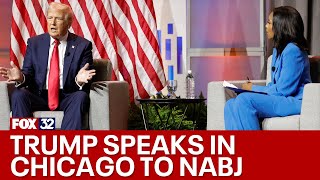 FULL SPEECH Donald Trump speaks before the NABJ in Chicago [upl. by Earazed]