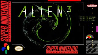 Alien 3 SNES A SciFi Horror Gameplay  Full Game  Longplay  No Commentary [upl. by Nnaylime728]