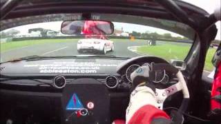 Abbie Eaton Onboard Croft Mazda Mx5 [upl. by Suiramaj]