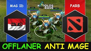 MEEPO PICK AND OFFLANER ANTI MAGE  MAG Indonesia vs PARB Group Stage Kobolds Rave [upl. by Della924]