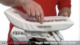 Vaughn 7800 Velocity 5 Goalie Blocker [upl. by Iem]