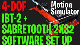 Motion Simulator Using IBT2 And Sabretooth 2x32 Controllers Software Setup With Sim Tools Interface [upl. by Iva]