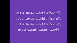 Its A Small World After All Lyrics [upl. by Asselim]