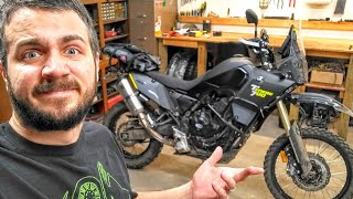 Why The Tenere 700 is so Uncomfortable amp How To Fix It  Handlebar Swap [upl. by Peonir]