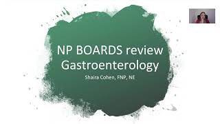 Gastroenterology NP Boards Review [upl. by Ytrebil828]