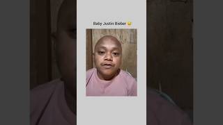 Baby justin bieber 🫵🤣  funny youtube shorts [upl. by Aerdnwahs]