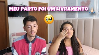 MEU RELATO DE PARTO  QUASE PERDI MEU ÚTERO TIVE COMPLICAÇÕES NA CESÁREA MUITO DIFÍCILDani Mendes [upl. by Lyudmila315]