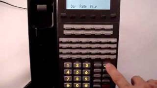 NEC DSX How to Answer a CoWorkers Ringing Phone [upl. by Anaitat]