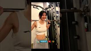 gym workout at home fitness girls shorts gymworkout [upl. by Annalise274]