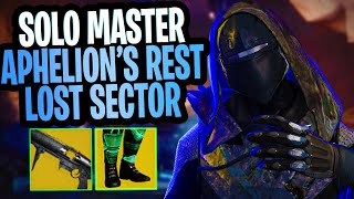 Solo 1840 Master Lost Sector Aphelions Rest Strand Hunter Build Season Of Defiance  Destiny 2 [upl. by Oruntha]