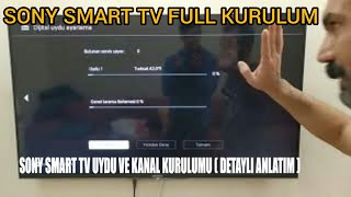 Sony smart tv uydu ve kanal kurulumu nasıl yapılır [upl. by Wilde254]