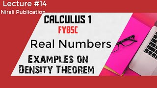 Real numbers Fybscchapter 1 New Syllabus 2020Nirali Publication University of pune [upl. by Norrat]