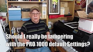 Should I really be tampering with the PRO 1000 default Settings [upl. by Epoillac]