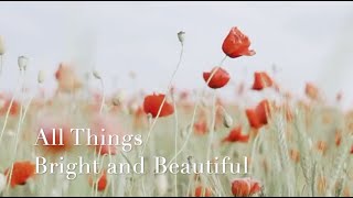 093 SDA Hymn  All Things Bright and Beautiful Singing w Lyrics [upl. by Deys]