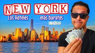 Los 6 HOTELES más BARATOS en NEW YORK 🤯😱  UD51 Dólares la noche [upl. by Atteram]