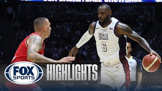 United States vs Germany Full Game Highlights  USA Basketball Showcase [upl. by Eednar521]