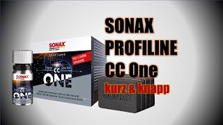 SONAX PROFILINE CC One HybridKeramikversiegelung kurz und knapp erklärt SONAXschweiz🇨🇭 [upl. by Yorled464]