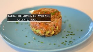 Tartar de somon cu avocado și ceapă roșie  Cavaleriaro [upl. by Schroth81]