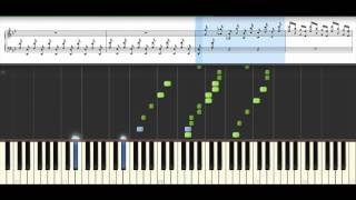 Learn to Play Piano Antonio Vivaldis Summer  Synthesia Tutorial [upl. by Sgninnej]